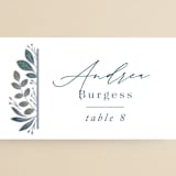 "Flourish" - Place Cards in Bluemoon by Jen Owens - Detail