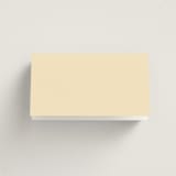 "Modern Simplicity" - Place Cards in Butter by Creo Study - Blank Front