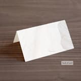 "Neutrality" - Place Cards in Cream by Hooray Creative - Folded Back of Card