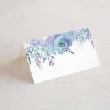 "Big Blooms" - Place Cards in Dew by Grace Kreinbrink - Blank front