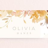 "garden" - Place Cards in Peach by Lori Wemple - Detail