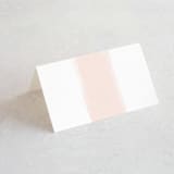 "Single Swath" - Place Cards in Blush by Angela Marzuki - Blank front