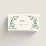 "Hydrangea Vine" - Place Cards in Coastal by Susan Moyal - Folded with Free Guest Printing