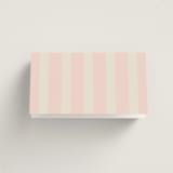 "Hand Illustrated Crest" - Place Cards in Peony by Jackie Crawford - Folded Back of Card