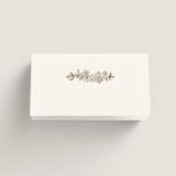 "Daphne" - Place Cards in Sephia by Itsy Belle Studio - Blank front