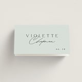 "Merryvale" - Place Cards in Sky by Kelly Schmidt - Folded with Free Guest Printing