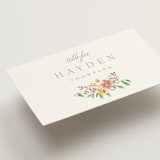 "Chelsea" - Place Cards in Hibiscus by Everett Paper Goods - Detail