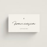 "Photograph Scribble" - Place Cards in Cloud by Adelyn T. - Front with Free Guest Printing