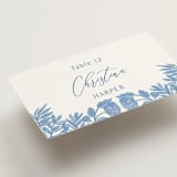 "Porcelain Floral" - Place Cards in Porcelain by Elly - Detail