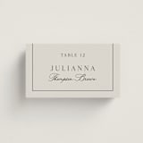 "refined" - Place Cards in Parchment by Nicole Walsh - Front