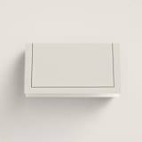 "refined" - Place Cards in Parchment by Nicole Walsh - Folded Back of Card