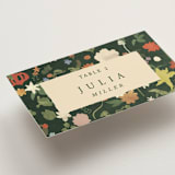 "all the flowers of the world" - Place Cards in Garden by Sumak Studio - Detail