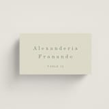 "Framed Floral" - Place Cards in Mustard by Baumbirdy - Front with Free Guest Printing