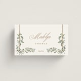 "Arbour" - Place Cards in Lake by Leah Bisch - Front with Free Guest Printing