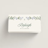 "Vintage Sketched" - Place Cards in Wisteria by Jenna Holcomb - Folded with Free Guest Printing