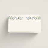 "Vintage Sketched" - Place Cards in Wisteria by Jenna Holcomb - Blank front