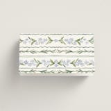"Vintage Sketched" - Place Cards in Wisteria by Jenna Holcomb - Folded Back of Card