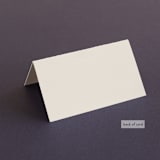"Rustic Love" - Place Cards in Parchment by GeekInk Design - Folded Back of Card