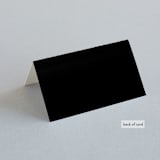 "Deco Nouveau" - Place Cards in Cream by GeekInk Design - Folded Back of Card