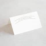 "divine" - Place Cards in Gilded Gold by Jennifer Postorino - Blank front