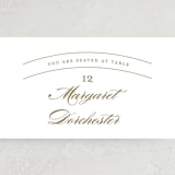 "divine" - Place Cards in Gilded Gold by Jennifer Postorino - Detail