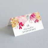 "Spring Garden" - Place Cards in Petal by Grace Kreinbrink - Folded with Free Guest Printing