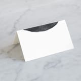 "blithe" - Place Cards in Charcoal by Design Lotus - Blank front
