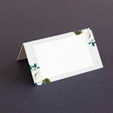 "Our Something Blue" - Place Cards in Ocean by AK Graphics - Blank front