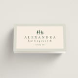 "Blue Ridge" - Place Cards in Pine by Amy Kross - Folded with Free Guest Printing