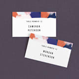 "Happy Day" - Place Cards in Carnival by Angela Marzuki - Front with Free Guest Printing
