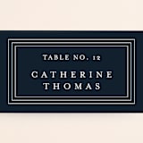 "Next Adventure" - Place Cards in Navy by Stacey Meacham - Detail