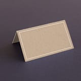 "Modern Stamp" - Place Cards in Kraft by seulghi - Blank front