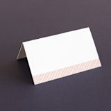 "over and over" - Place Cards in Soft Peach by Lea Delaveris - Blank front