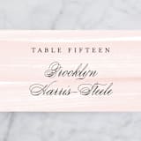 "Effervescent" - Place Cards in Blush by Kristie Kern - Detail