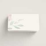 "Spring Wildflowers" - Place Cards in Pink Floral by Mere Paper - Blank front