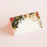 "Eden" - Place Cards in Poinsettia by Lori Wemple - Blank front