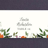 "Orange Blossoms" - Place Cards in Pearl by Susan Moyal - Detail