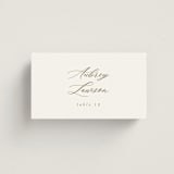 "Rustic Barn" - Place Cards in Fawn by AK Graphics - Front with Free Guest Printing