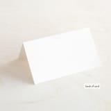"Ornate" - Place Cards in Indigo by Nazia Hyder - Folded Back of Card