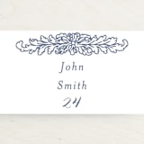 "Ornate" - Place Cards in Indigo by Nazia Hyder - Detail