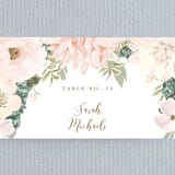 "Garden Wedding" - Place Cards in Blush by Susan Moyal - Detail