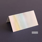 "Off Shore" - Place Cards in Dawn by Grace Kreinbrink - Folded Back of Card