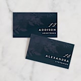 "Dash" - Place Cards in Midnight by Grace Kreinbrink - Front with Free Guest Printing