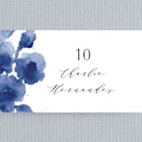 "Cornflower Wedding" - Place Cards in Periwinkle by Chris Griffith - Detail