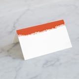 "Joyfully Ever After" - Place Cards in Tangerine by Faith Harlow - Blank front