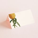 "Party in Paradise" - Place Cards in Pineapple by Erin Hodges - Blank front