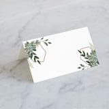 "Succulent Surround" - Place Cards in Cloud by Susan Moyal - Blank front