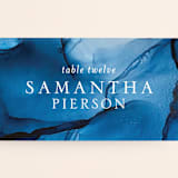 "blue tides" - Place Cards in Sea Blue by Erin Deegan - Detail