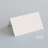 "Eternity" - Place Cards in Sage by Leah Bisch - Folded Back of Card