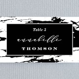 "Perspective" - Place Cards in Noir by Kimberly FitzSimons - Detail